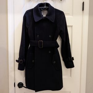J.Crew wool navy trench, 4